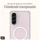 AVY Samsung Galaxy A56 / A36 Hoesje MagSafe met Koord Haakjes Transparant afbeelding 5