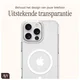 AVY Apple iPhone 16 Pro Hoesje MagSafe met Koord Haakjes Transparant afbeelding 6