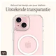 AVY Apple iPhone 15 Hoesje MagSafe met Koord Haakjes Transparant afbeelding 7