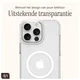 AVY Apple iPhone 15 Pro Max Hoesje MagSafe met Koord Haakjes Transparant afbeelding 6