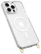 AVY Apple iPhone 15 Pro Max Hoesje MagSafe met Koord Haakjes Transparant afbeelding 12