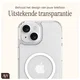 AVY Apple iPhone 14 / 13 Hoesje MagSafe met Koord Haakjes Transparant afbeelding 5