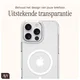 AVY Apple iPhone 14 Pro Max Hoesje MagSafe met Koord Haakjes Transparant afbeelding 6
