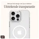 AVY Apple iPhone 13 Pro Hoesje MagSafe met Koord Haakjes Transparant afbeelding 6