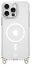 AVY Apple iPhone 13 Pro Max Hoesje MagSafe met Koord Haakjes Transparant