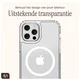 AVY Apple iPhone 12 / 12 Pro Hoesje MagSafe met Koord Haakjes Transparant afbeelding 6