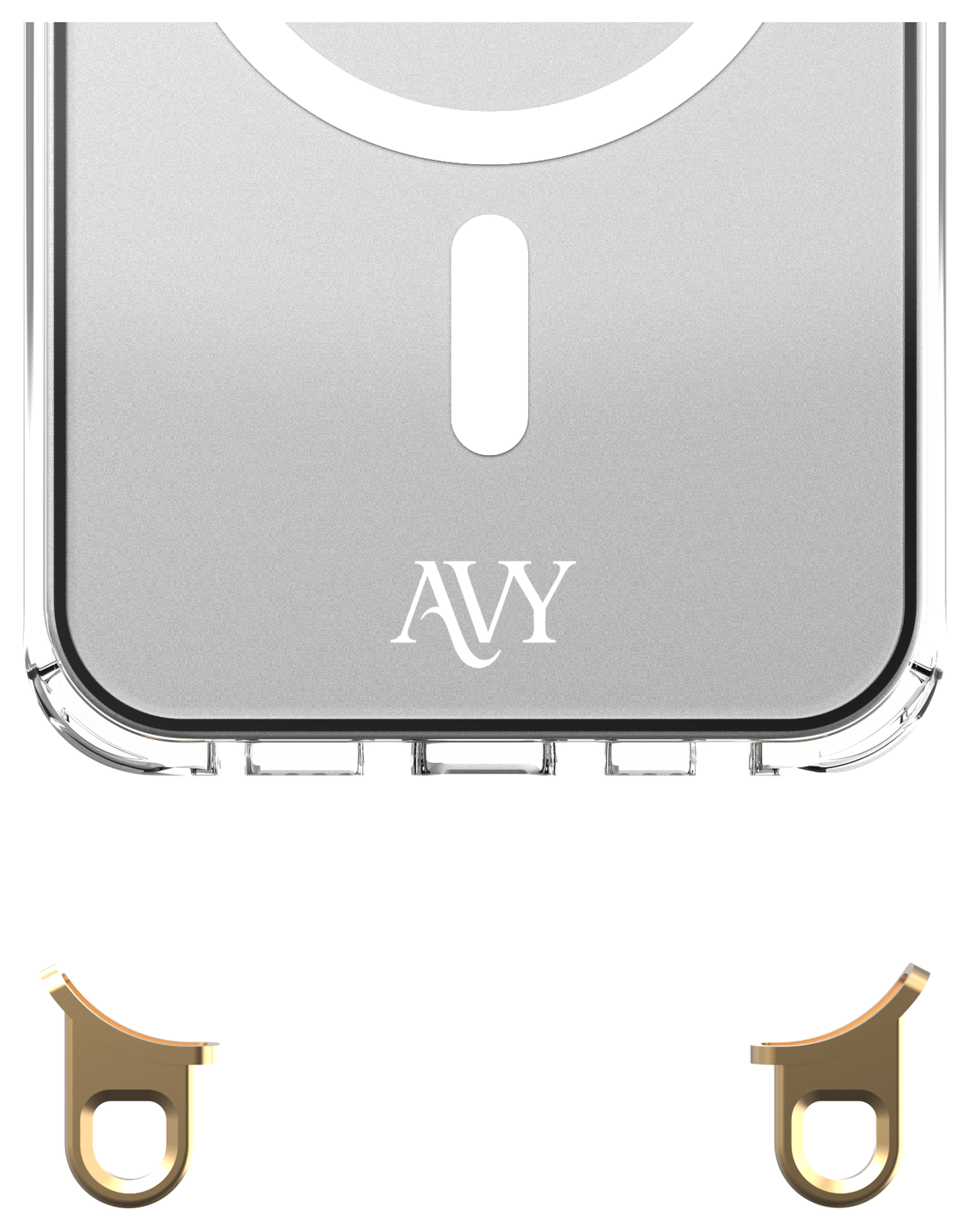 AVY Apple iPhone 12 Pro Max Hoesje MagSafe met Koord Haakjes Transparant afbeelding 10