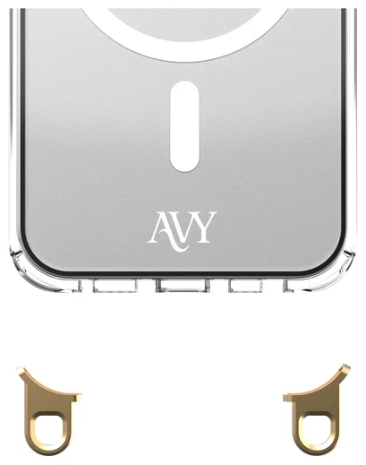 AVY Apple iPhone 12 Pro Max Hoesje MagSafe met Koord Haakjes Transparant afbeelding 10