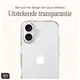 AVY Apple iPhone 16 Hoesje met Koord Haakjes Transparant afbeelding 5