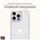AVY Apple iPhone 16 Pro Max Hoesje met Koord Haakjes Transparant afbeelding 5
