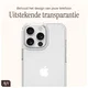 AVY Apple iPhone 15 Pro Hoesje met Koord Haakjes Transparant afbeelding 5