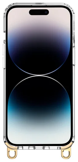 AVY Apple iPhone 14 Pro Max Hoesje met Koord Haakjes Transparant afbeelding 14