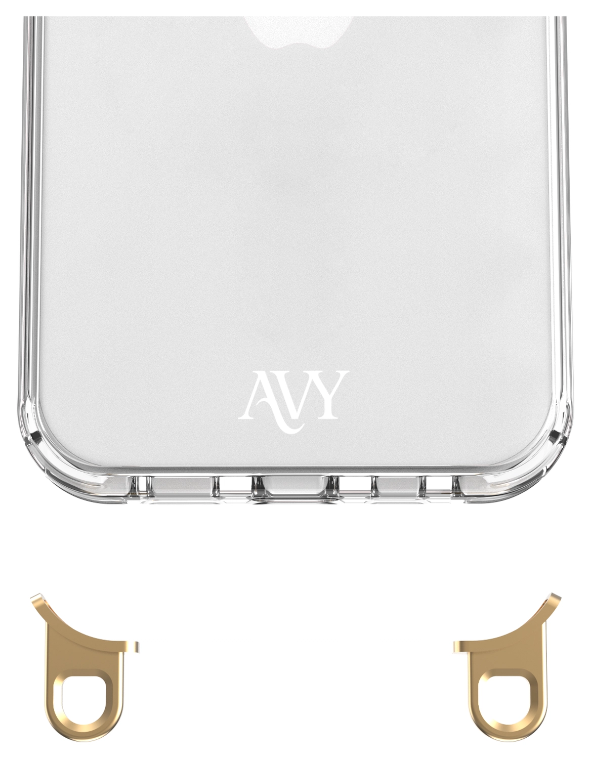 AVY Apple iPhone 13 Pro Hoesje met Koord Haakjes Transparant afbeelding 9