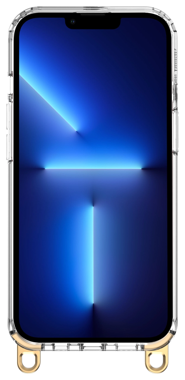 AVY Apple iPhone 13 Pro Max Hoesje met Koord Haakjes Transparant afbeelding 15