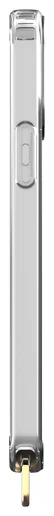 AVY Apple iPhone 12 / 12 Pro Hoesje met Koord Haakjes Transparant afbeelding 16