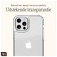 AVY Apple iPhone 12 Pro Max Hoesje met Koord Haakjes Transparant afbeelding 6