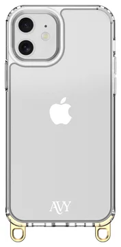 AVY Apple iPhone 11 Hoesje met Koord Haakjes Transparant