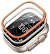 ESR Armorite - Apple Watch Ultra 3/2/1 Tempered Glass - Titanium Oranje (2-Pack)