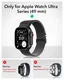 ESR Armorite - Apple Watch Ultra 3/2/1 Tempered Glass - Titanium Oranje (2-Pack) afbeelding 2
