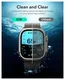 ESR Armorite - Apple Watch Ultra 3/2/1 Tempered Glass - Titanium Zwart (2-Pack) afbeelding 7