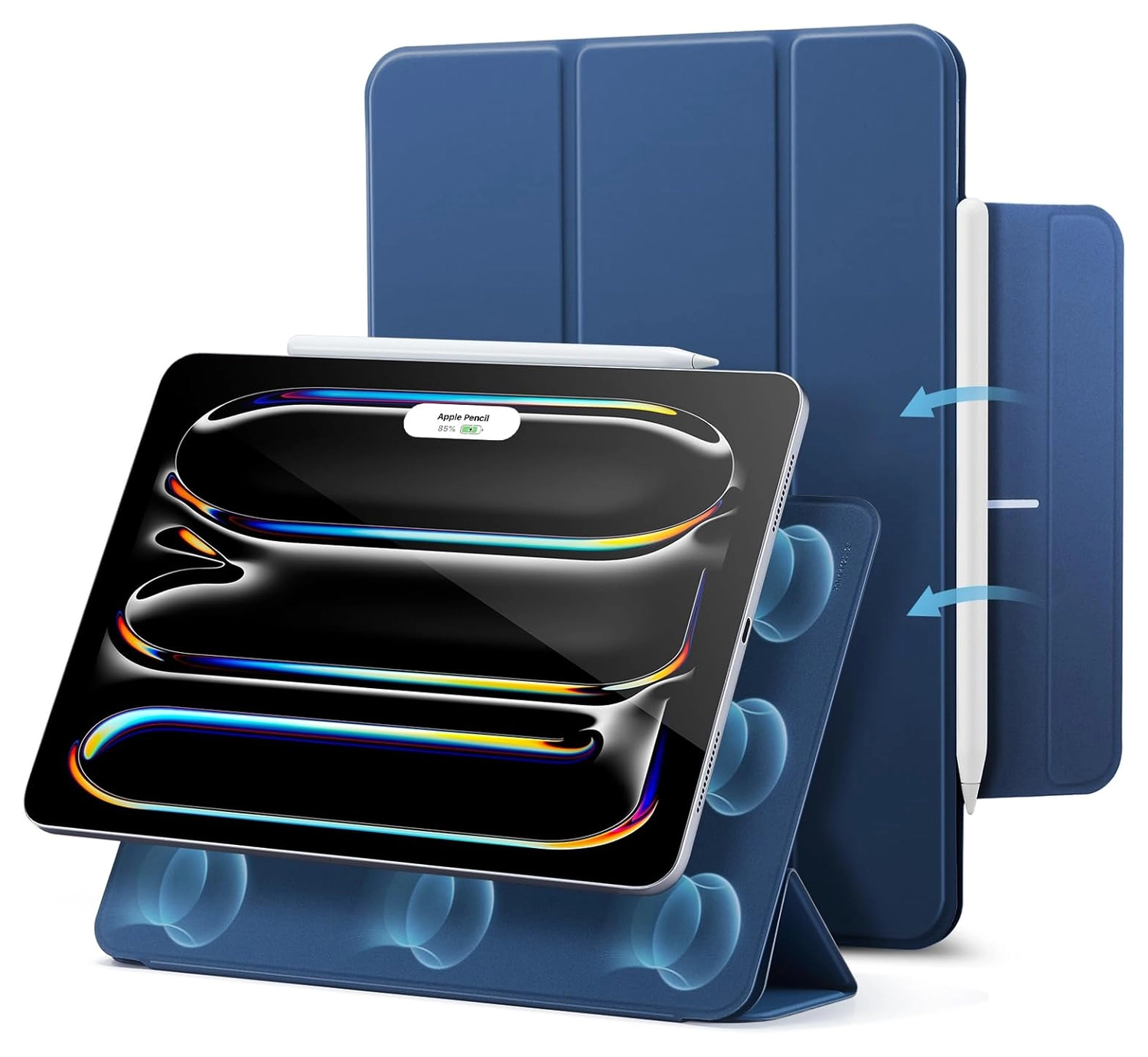 ESR Rebound Magnetic iPad Pro 13 (2024/2025) Hoes Book Case Blauw afbeelding 1