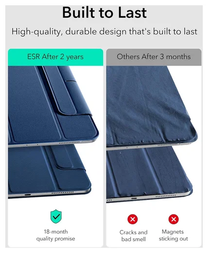 ESR Rebound Magnetic iPad Pro 13 (2024/2025) Hoes Book Case Blauw afbeelding 4