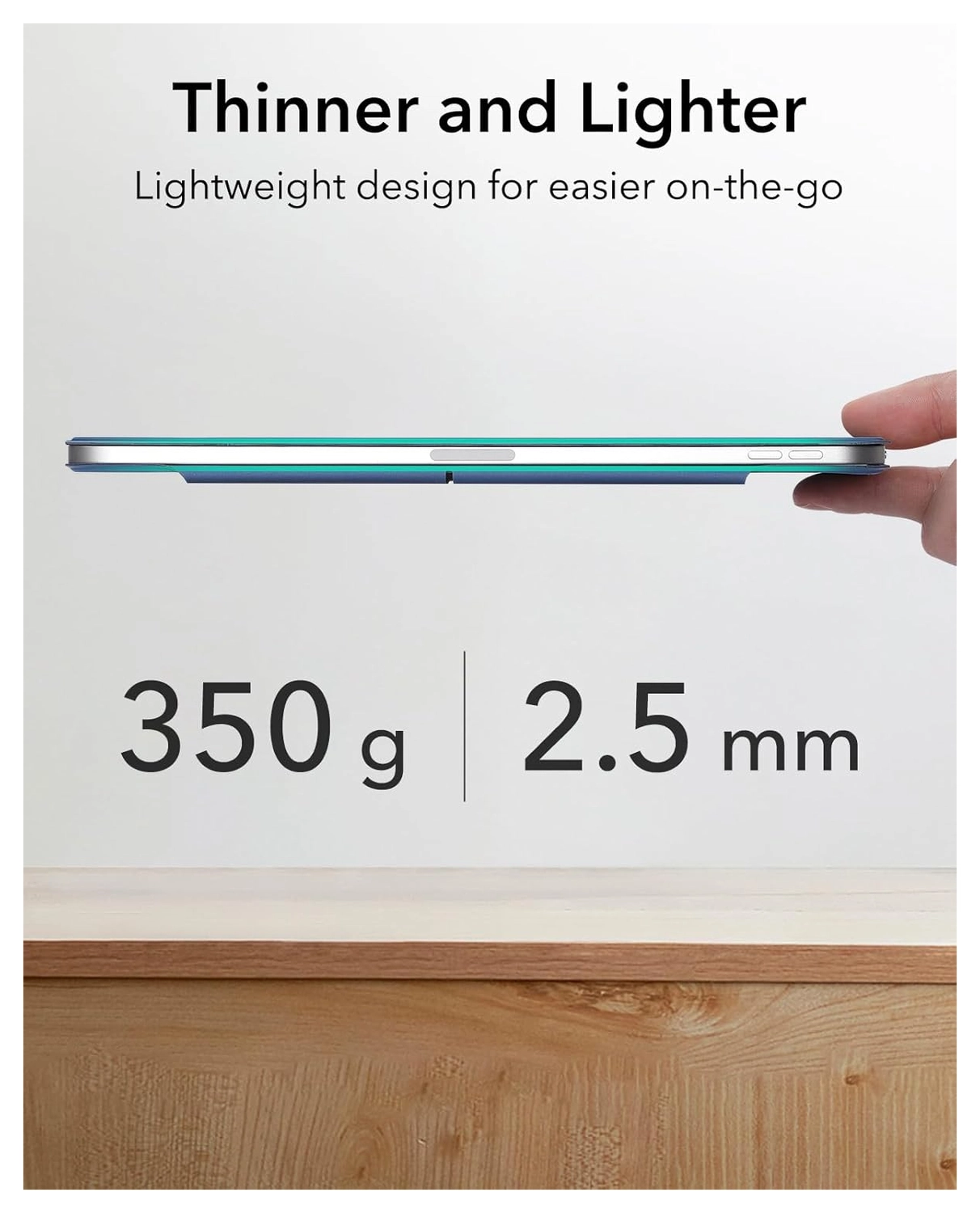 ESR Rebound Magnetic iPad Pro 13 (2024/2025) Hoes Book Case Blauw afbeelding 6
