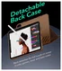 ESR Shift iPad Pro 13 (2024/2025) Hoes Book Case Sleep/Wake Bruin afbeelding 7