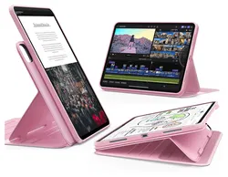 ESR Shift iPad Pro 13 (2024/2025) Hoes Book Case Sleep/Wake Roze afbeelding