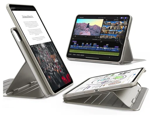 ESR Shift iPad Pro 13 (2024/2025) Hoes Book Case Sleep/Wake Tianium afbeelding 1