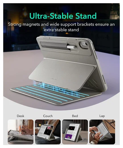 ESR Shift iPad Pro 13 (2024/2025) Hoes Book Case Sleep/Wake Tianium afbeelding 4