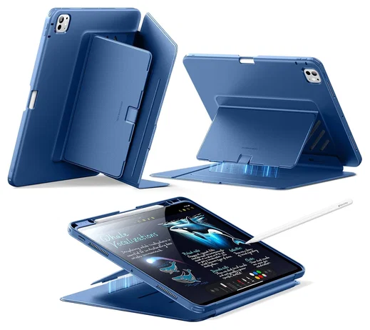 ESR Flip Magnetic iPad Pro 13 (2024/2025) Hoes Book Case met Standaard Blauw afbeelding 1