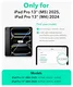 ESR Flip Magnetic iPad Pro 13 (2024/2025) Hoes Book Case met Standaard Blauw afbeelding 2