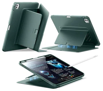 ESR Flip Magnetic iPad Pro 13 (2024 / 2025) Hoes Book Case met Standaard Groen