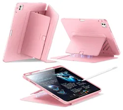 ESR Flip Magnetic iPad Pro 13 (2024 / 2025) Hoes Book Case met Standaard Roze afbeelding