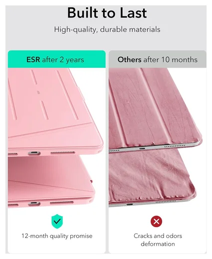 ESR Flip Magnetic iPad Pro 13 (2024 / 2025) Hoes Book Case met Standaard Roze afbeelding 5