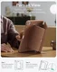 ESR Flip Magnetic iPad Pro 13 (2024 / 2025) Hoes Book Case met Standaard Bruin afbeelding 2
