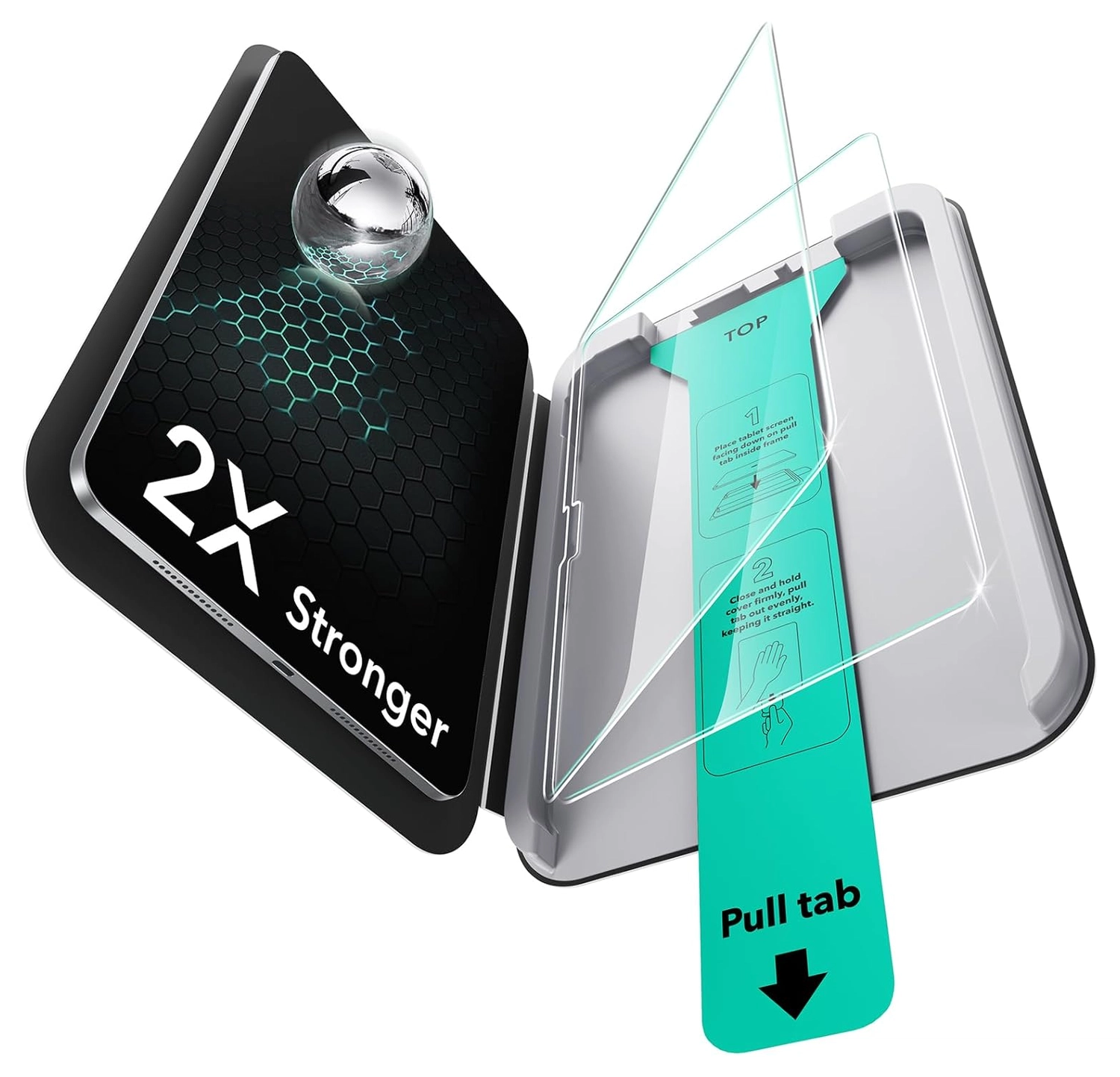 ESR UltraFit Classic iPad Pro 13 (2024/2025) Screen Protector (2-Pack) afbeelding 1
