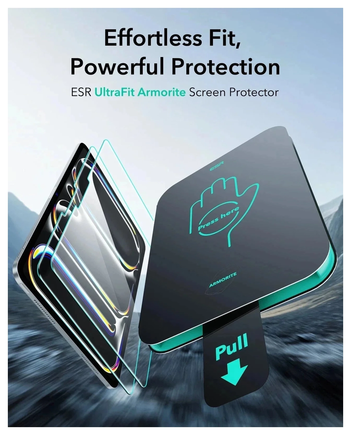 ESR UltraFit Armorite iPad Pro 13 (2024/2025) Screen Protector (2-Pack) afbeelding 3