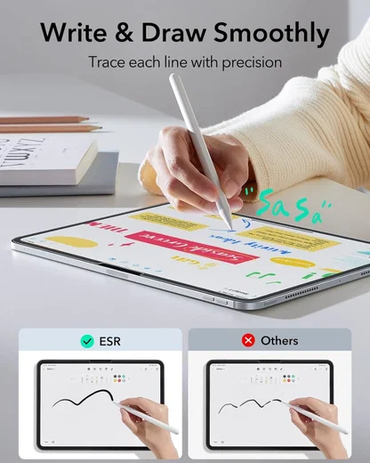ESR UltraFit Paper Feel iPad Pro 13 (2024/2025) Screen Protector (2-Pack) afbeelding 4