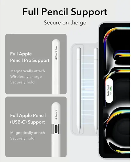 ESR Rebound Magnetic Apple iPad Pro 11 (2024 / 2025) Hoes Book Case Wit afbeelding 6