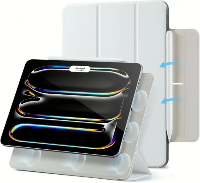 ESR Rebound Magnetic Apple iPad Pro 11 (2024 / 2025) Hoes Book Case Wit afbeelding 1