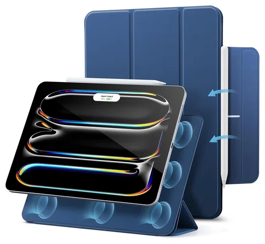 ESR Rebound Magnetic iPad Pro 11 (2024/2025) Hoes Book Case Blauw afbeelding 1