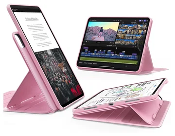 ESR Shift iPad Pro 11 (2024/2025) Hoes Book Case Sleep/Wake Roze