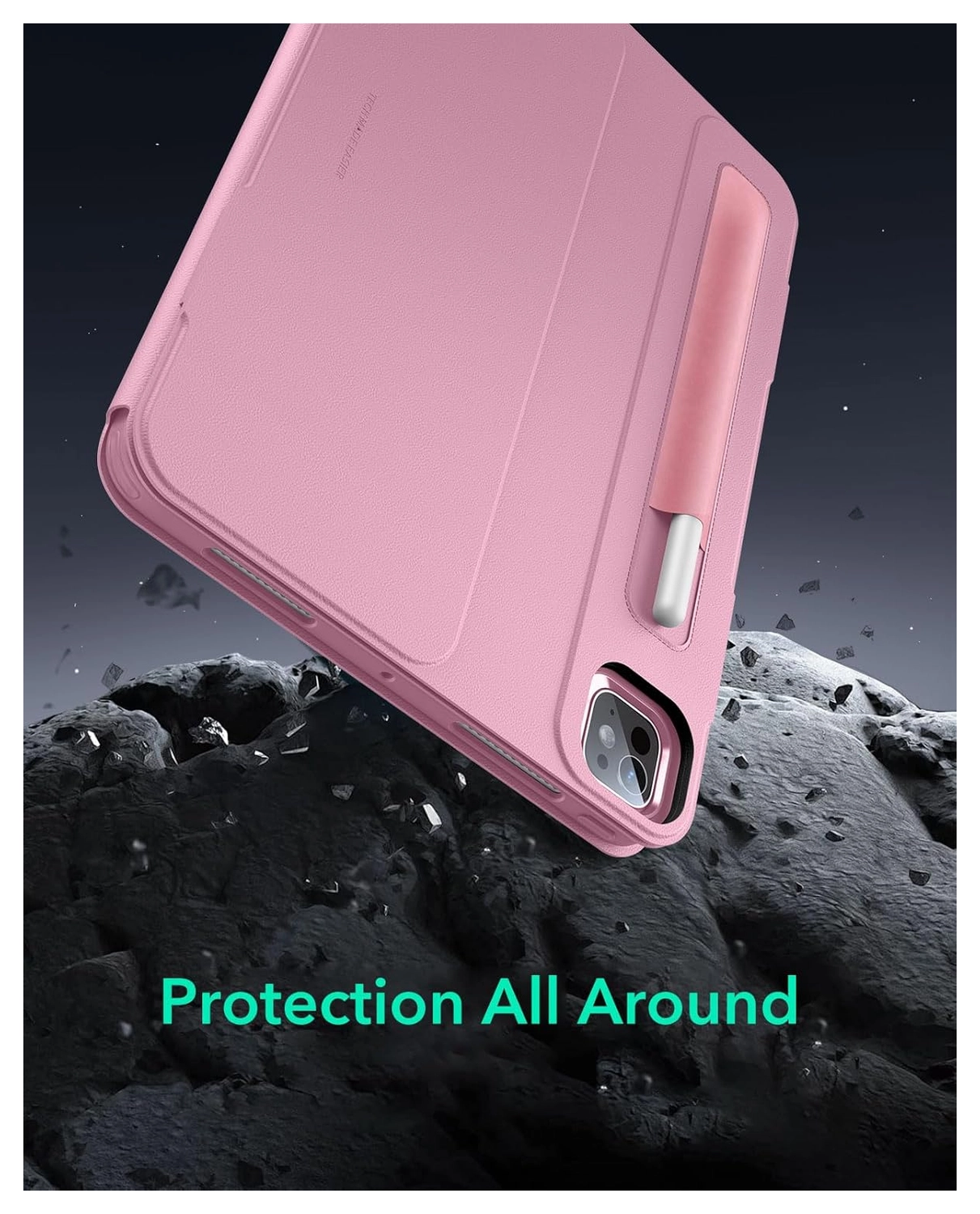 ESR Shift iPad Pro 11 (2024/2025) Hoes Book Case Sleep/Wake Roze afbeelding 8