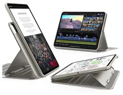 ESR Shift iPad Pro 11 (2024/2025) Hoes Book Case Sleep/Wake Titanium afbeelding