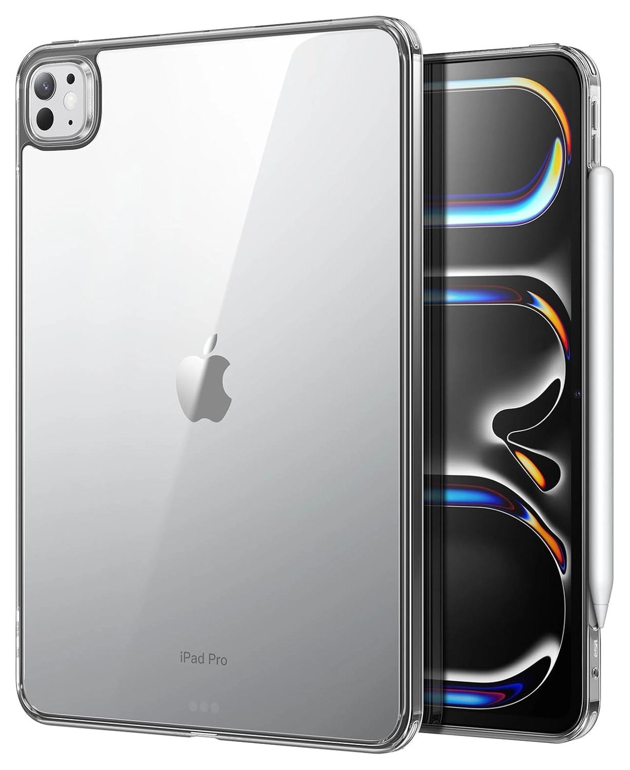 ESR Classic Hybrid iPad Pro 11 (2024/2025) Hoes Back Cover Transparant Zwart afbeelding 1