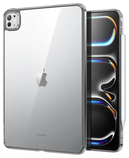 ESR Classic Hybrid iPad Pro 11 (2024/2025) Hoes Back Cover Transparant Zwart afbeelding 1