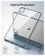 ESR Classic Hybrid iPad Pro 11 (2024/2025) Hoes Back Cover Transparant Zwart afbeelding 4