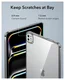 ESR Classic Hybrid iPad Pro 11 (2024/2025) Hoes Back Cover Transparant Zwart afbeelding 6